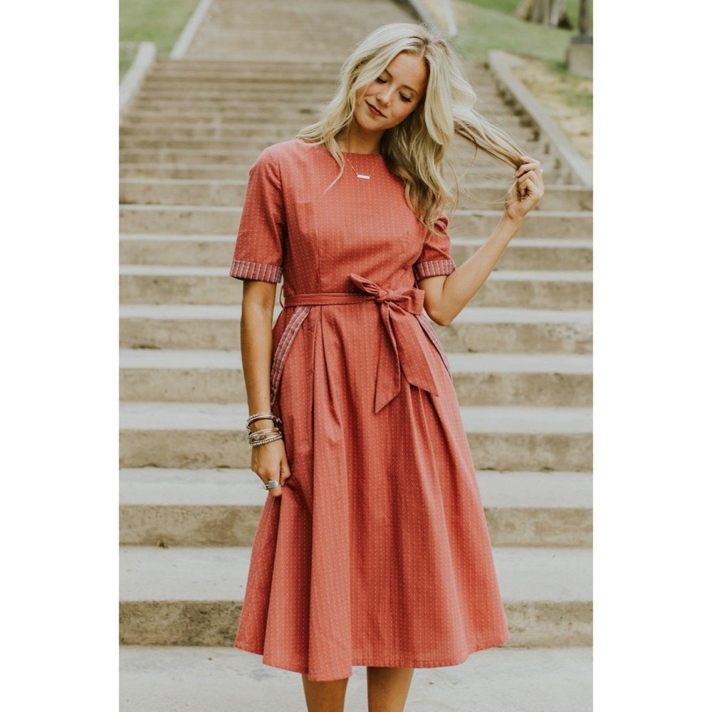 Clarissa Stitched Dress